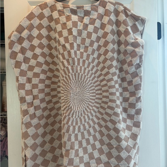 Sand Cloud Checkster Coverup, Warm Taupe, OS, NWT - Picture 5 of 5